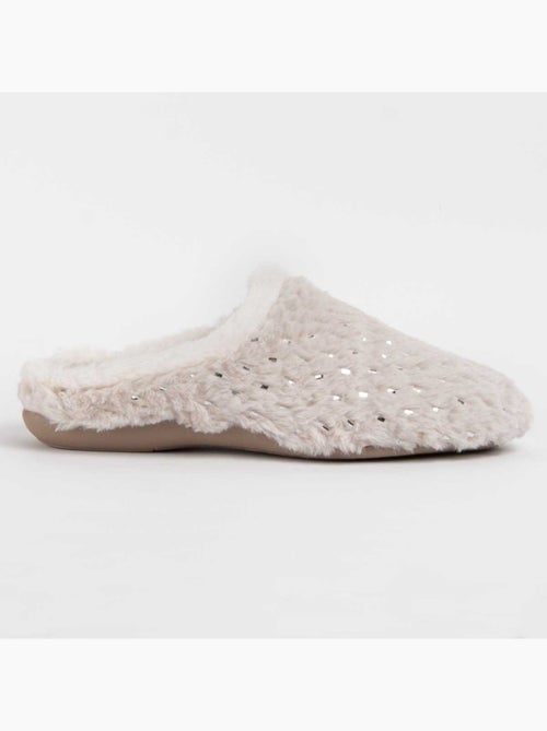 Pantoufle Tissu Montevita - Kiabi