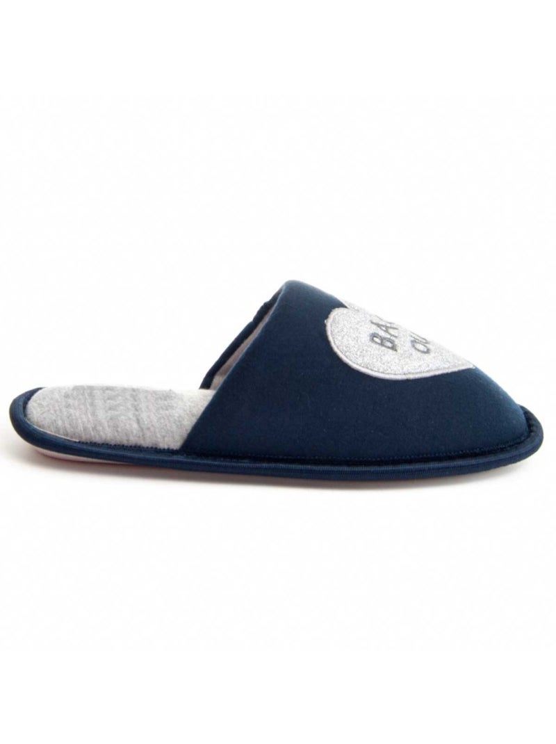 Pantoufle Tissu Montevita Bleu - Kiabi