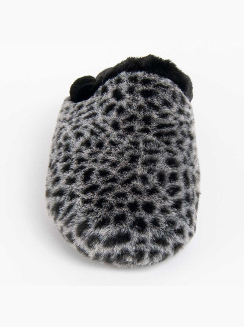 Pantoufle Tissu Montevita Noir - Kiabi