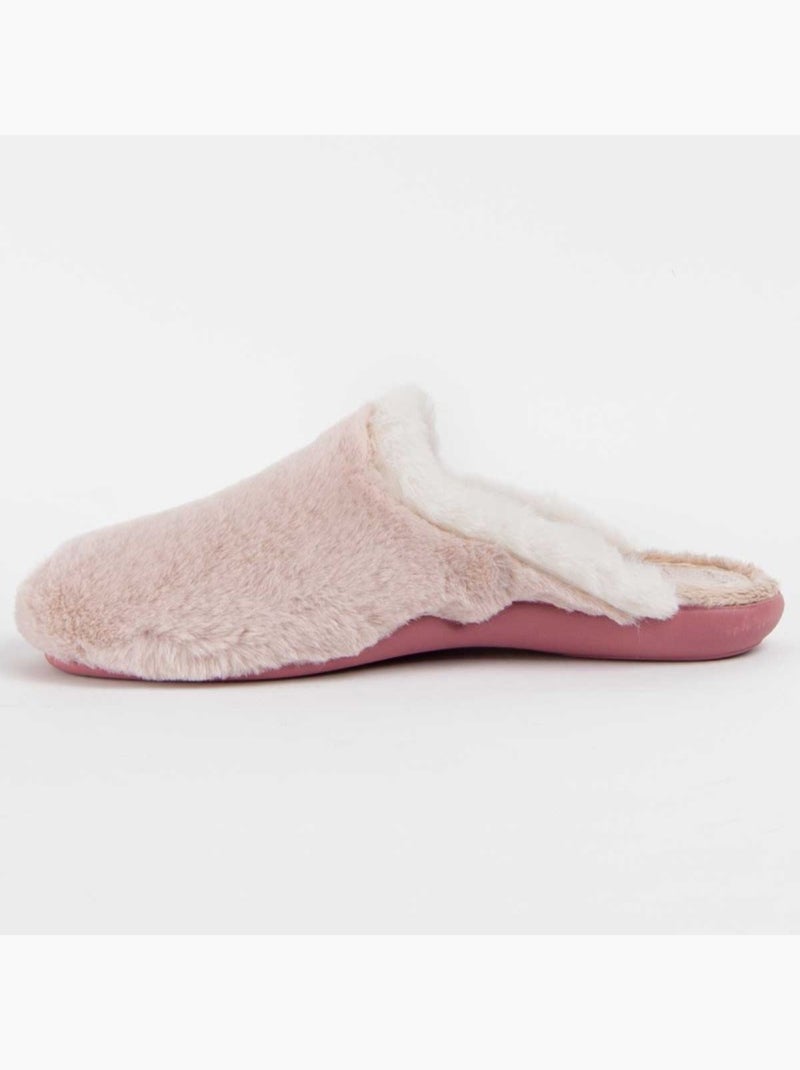 Pantoufle Tissu Montevita Rose - Kiabi