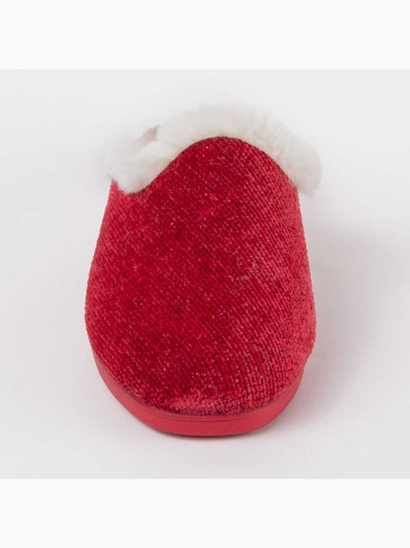 Pantoufle Tissu Montevita Rouge - Kiabi