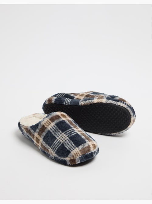 Pantoufles à carreaux MO Fashion - Kiabi