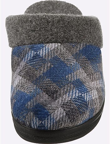 Pantoufles à motif à carreaux avec rembourrage doux et semelle flexible - taille standard - witt