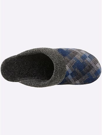Pantoufles à motif à carreaux avec rembourrage doux et semelle flexible - taille standard - witt