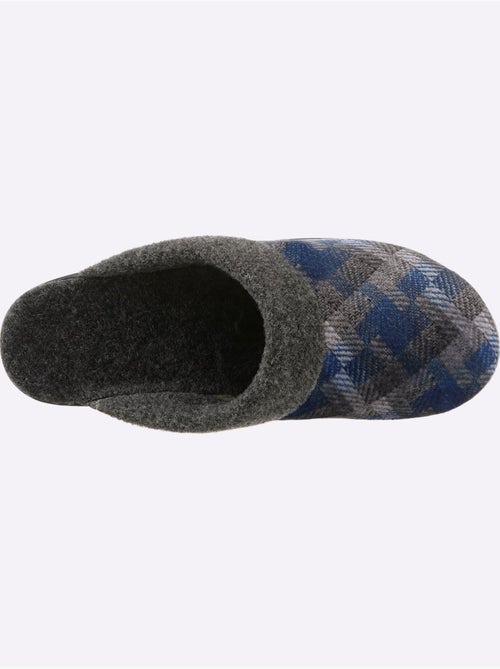 Pantoufles à motif à carreaux avec rembourrage doux et semelle flexible - taille standard - witt - Kiabi