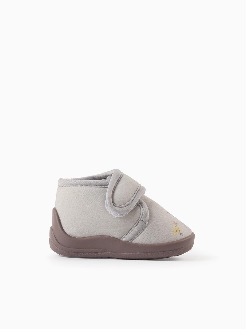 Pantoufles avec Imprimé Gris clair - Kiabi