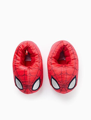 Pantoufles avec Rembourrage en Velours Spider-Man