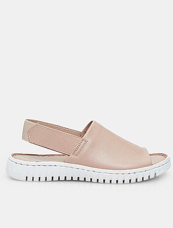 Sandales en cuir avec bride élastique BATA