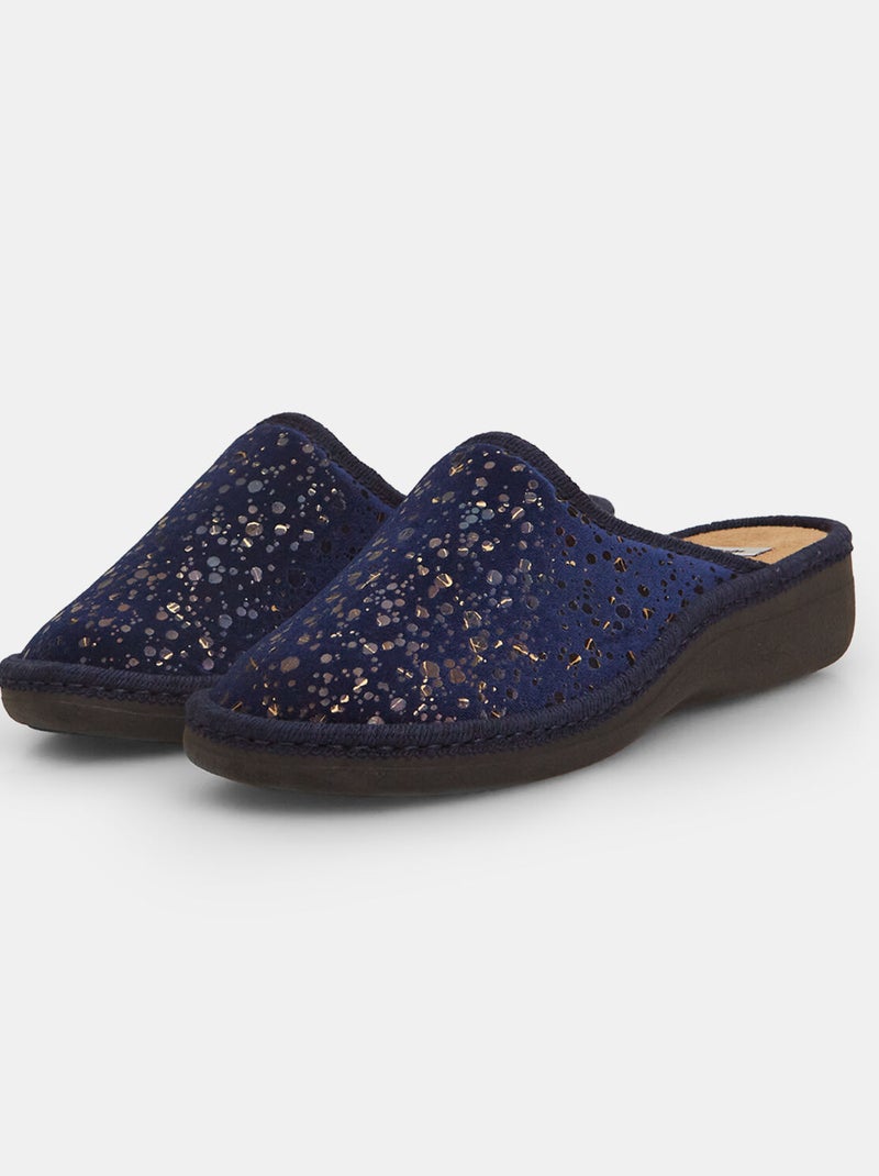 Pantoufles BATA Bleu - Kiabi