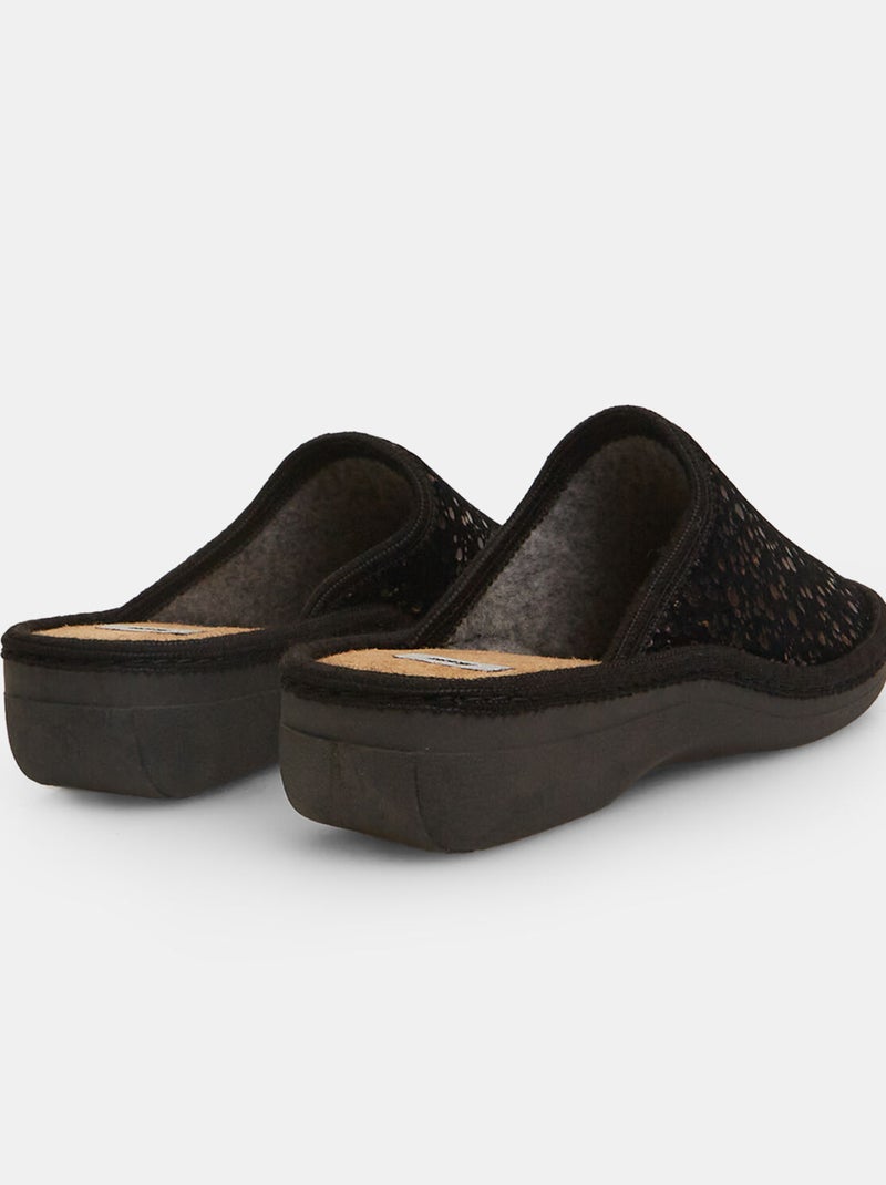 Pantoufles BATA Noir - Kiabi