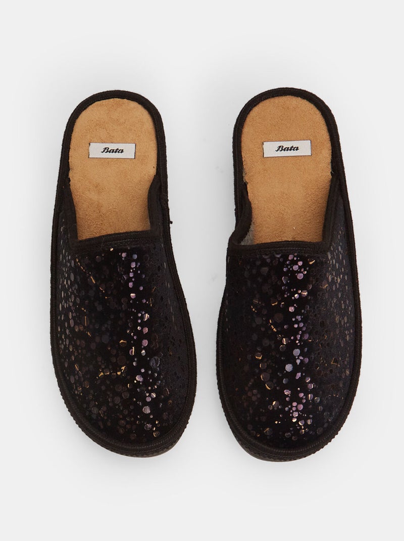 Pantoufles BATA Noir - Kiabi