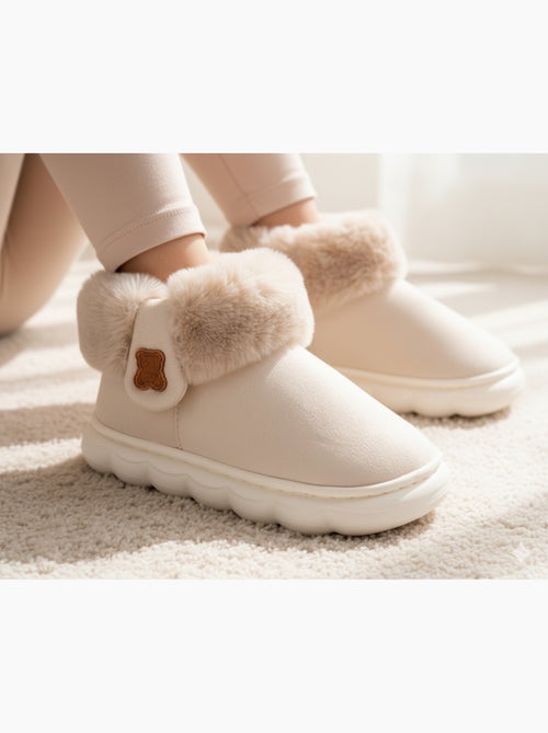 Pantoufles Bottines Fille Chaudes et Légères MP9760 - Kiabi