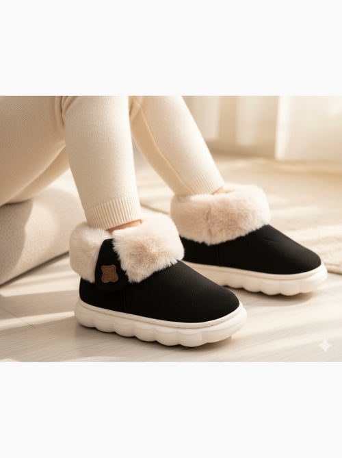 Pantoufles Bottines Fille Chaudes et Légères MP9760 - Kiabi