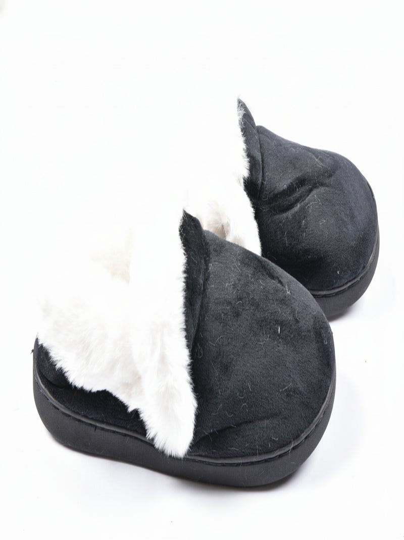 Pantoufles Charentaises femme Ultra Légères MD9691 Noir - Kiabi