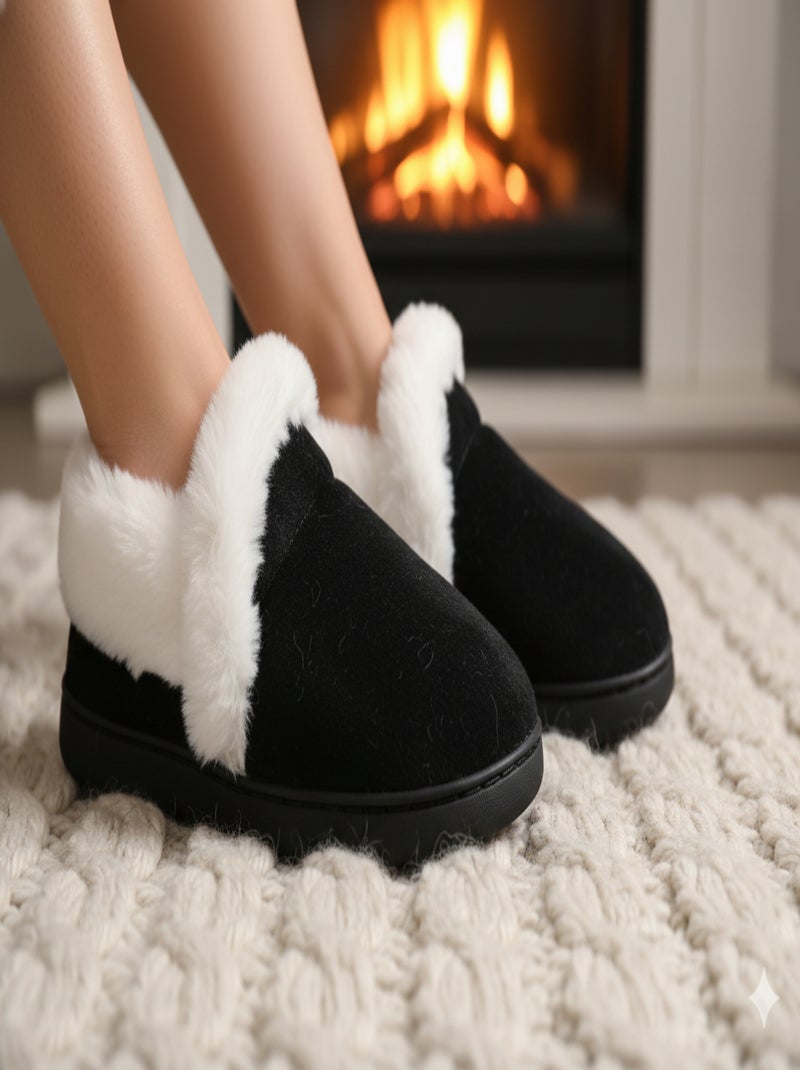 Pantoufles Charentaises femme Ultra Légères MD9691 Noir - Kiabi
