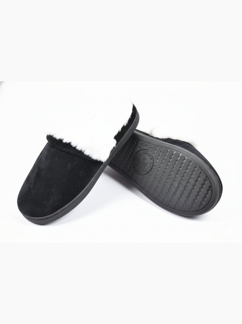 Pantoufles Charentaises femme Ultra Légères MD9691 Noir - Kiabi