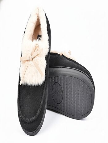 Pantoufles Charentaises femme Velours MD10154