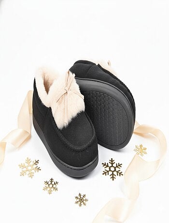 Pantoufles Charentaises femme Velours MD10154