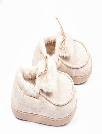 Pantoufles Charentaises femme Velours MD10154