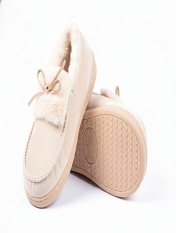 Pantoufles Charentaises femme Velours MD10154