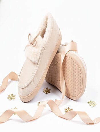 Pantoufles Charentaises femme Velours MD10154