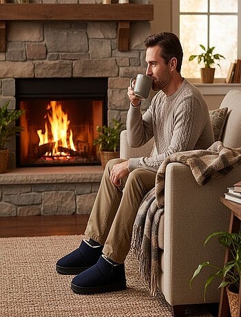 Pantoufles charentaises montantes