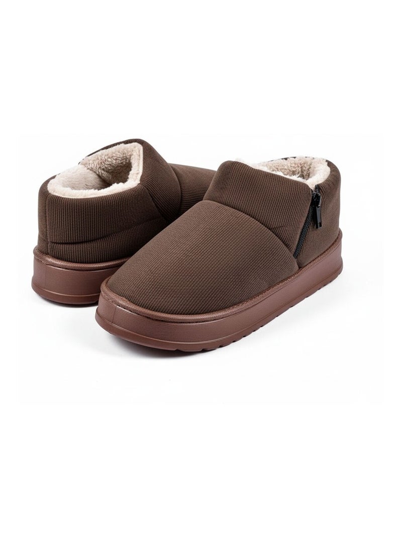 Pantoufles charentaises montantes Marron - Kiabi