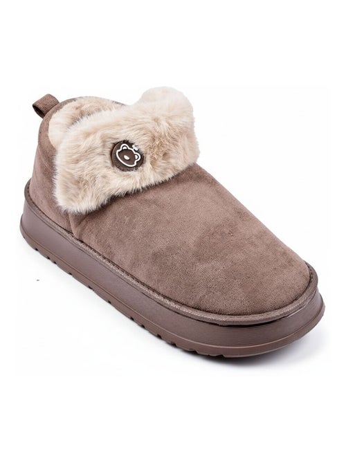 Pantoufles charentaises montantes MU10162 - Kiabi Pantoufles charentaises montantes MU10162 - Kiabi