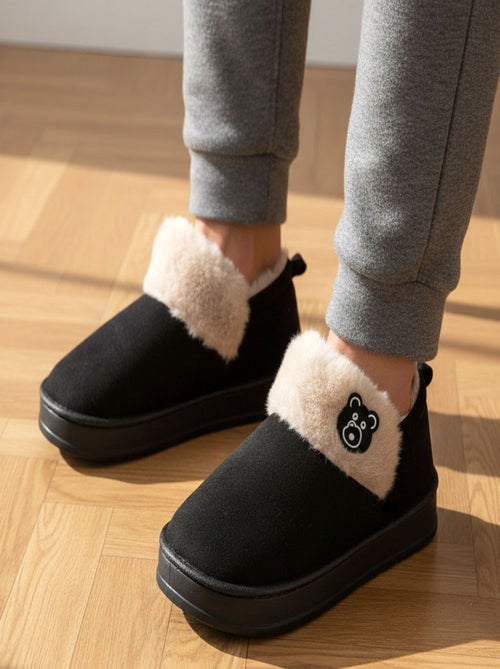 Pantoufles charentaises montantes MU10162 - Kiabi