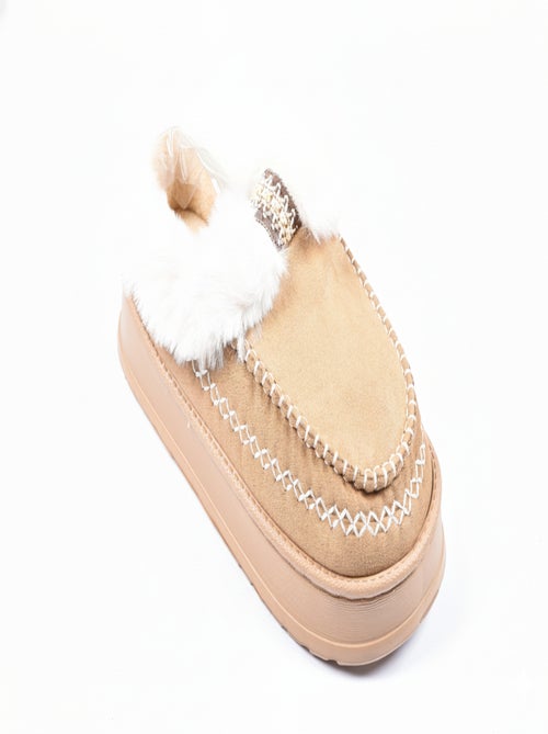 Pantoufles Charentaises Ultra Légères Sherpa MD10158 - Kiabi