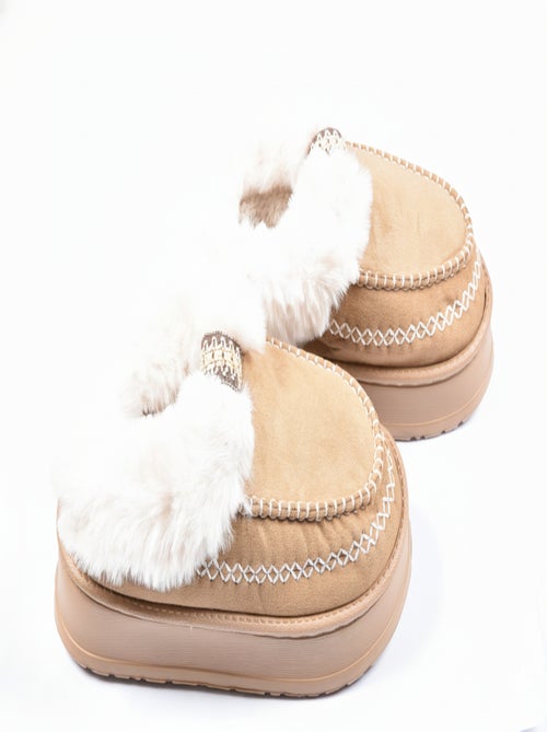Pantoufles Charentaises Ultra Légères Sherpa MD10158 - Kiabi