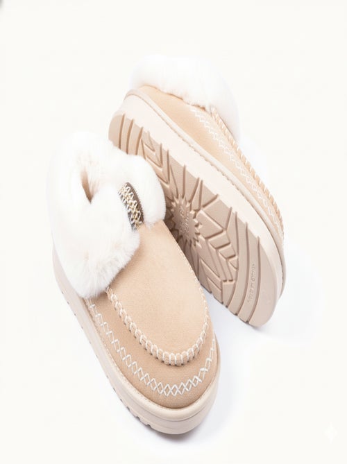 Pantoufles Charentaises Ultra Légères Sherpa MD10158 - Kiabi