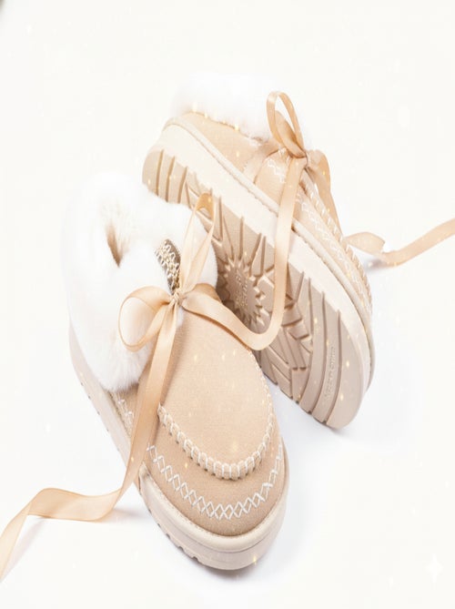 Pantoufles Charentaises Ultra Légères Sherpa MD10158 - Kiabi