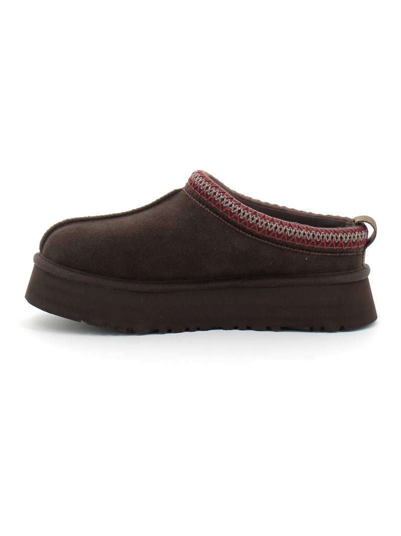 Pantoufles / Chaussons en Polyester Recycle ugg Marron - Kiabi