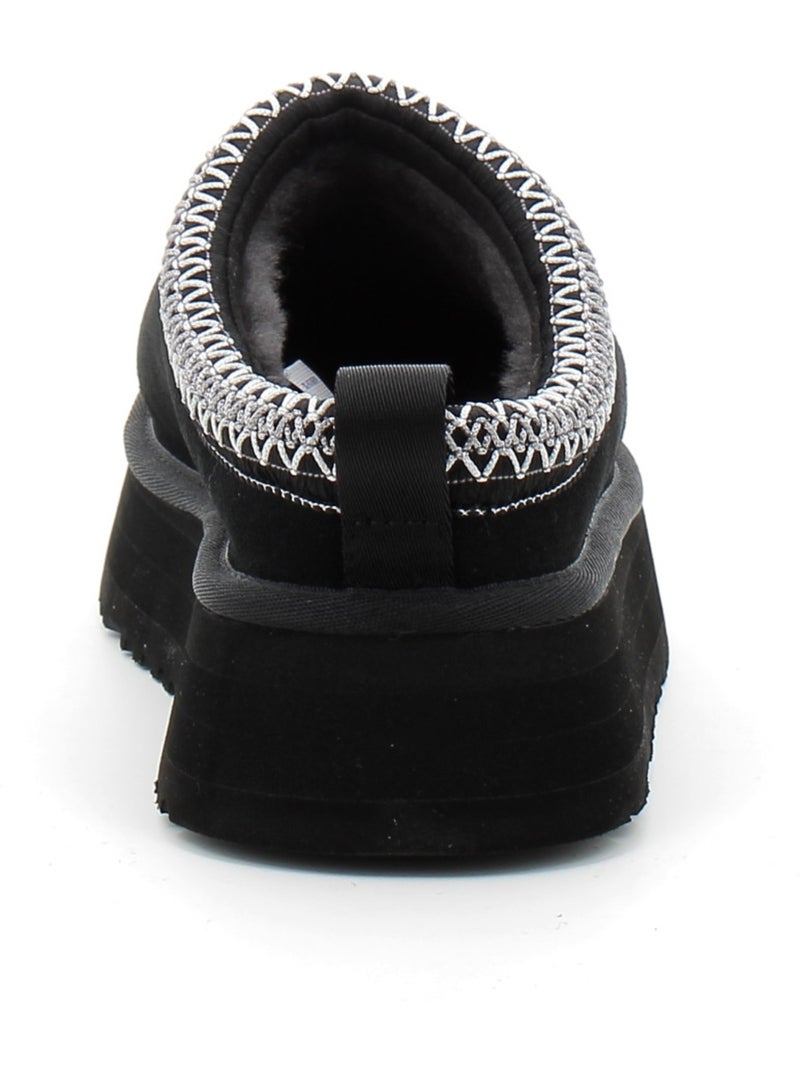 Pantoufles / Chaussons en Polyester Recycle ugg Noir - Kiabi
