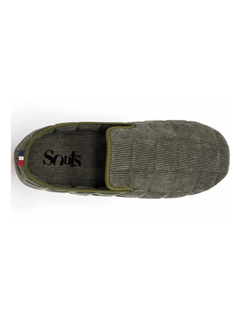Pantoufles Chaussons In Outdoor SOUTS Confort Premium Marron chocolat - Kiabi