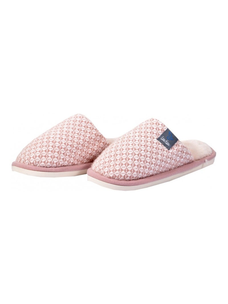 Pantoufles COCOONING pour Femme Confort PREMIUM Rose clair - Kiabi
