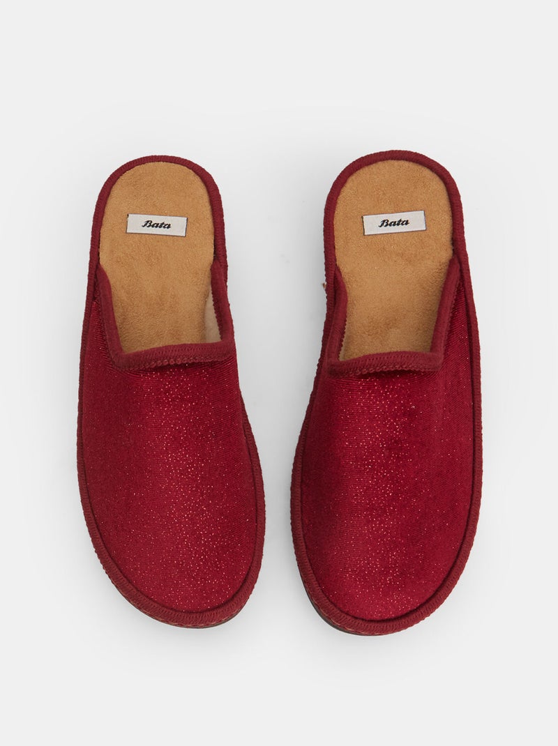Pantoufles Confortable BATA Bordeaux - Kiabi