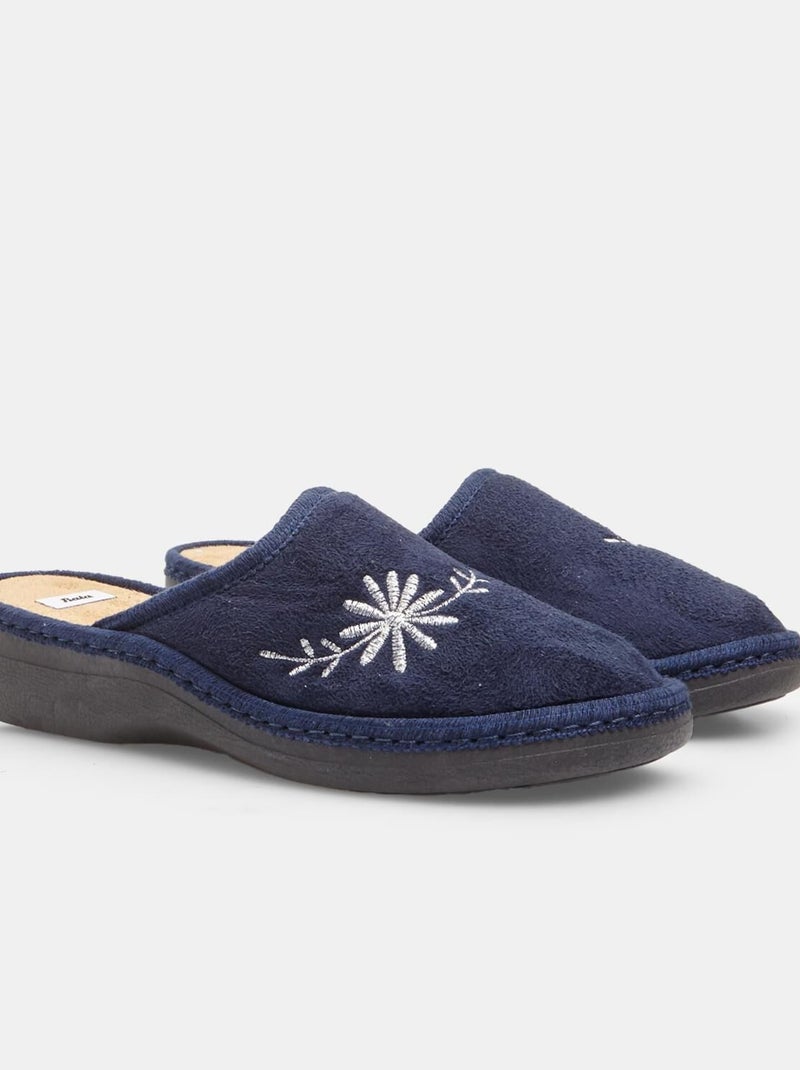 Pantoufles confortables BATA Bleu - Kiabi