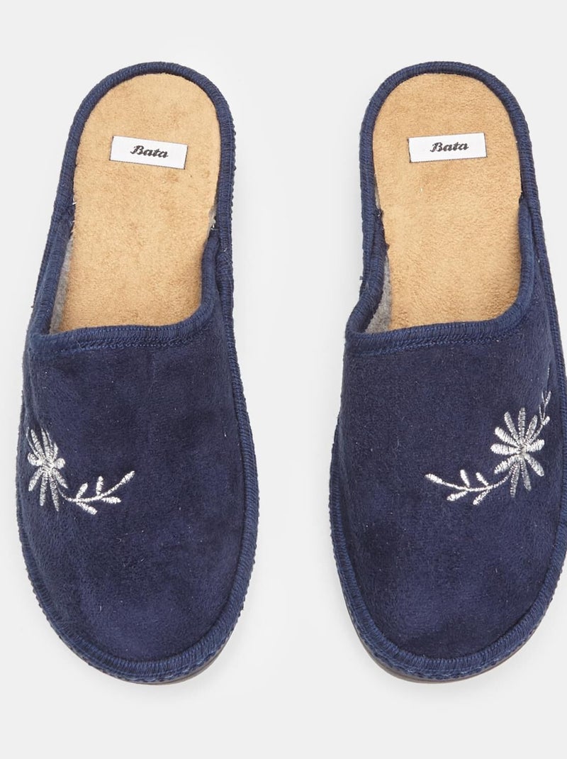 Pantoufles confortables BATA Bleu - Kiabi