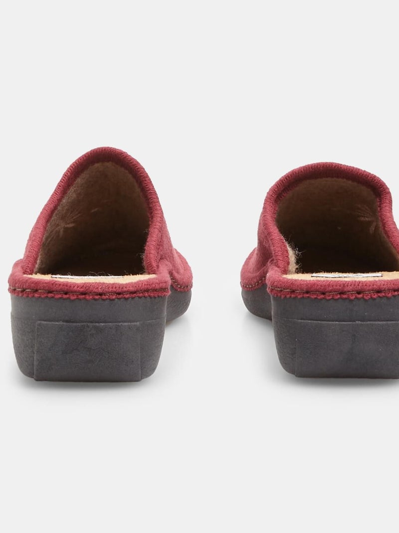 Pantoufles confortables bata Rouge - Kiabi