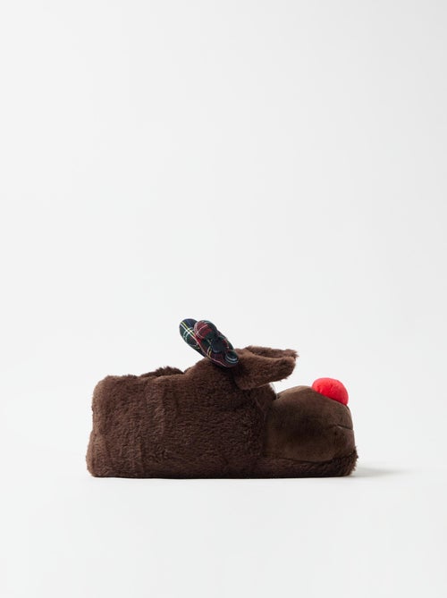 Pantoufles de chambre à coucher de Noël, MO Fashion - Kiabi