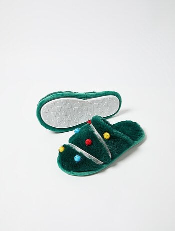 Pantoufles de chambre à coucher de Noël, MO Fashion