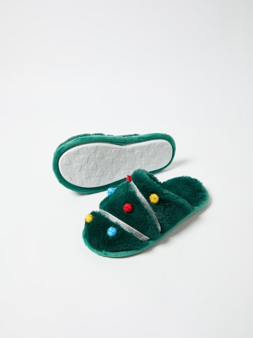 Pantoufles de chambre à coucher de Noël, MO Fashion - Kiabi