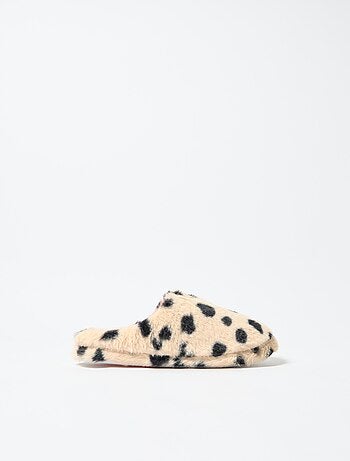Pantoufles de chambre à imprimé animal, MO Fashion