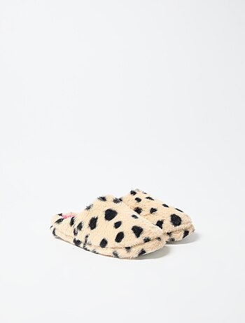 Pantoufles de chambre à imprimé animal, MO Fashion