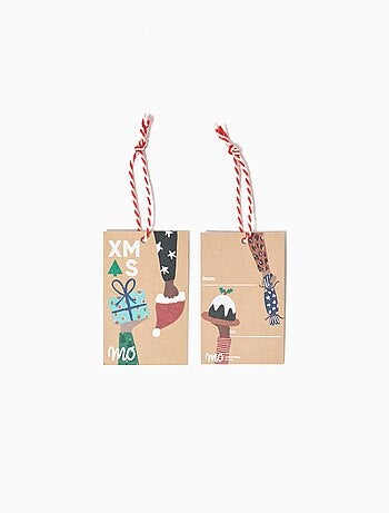 Pantoufles de Noël avec bas, MO Fashion