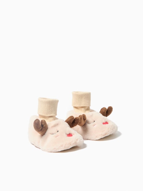 Pantoufles de Noël avec bas, MO Fashion - Kiabi