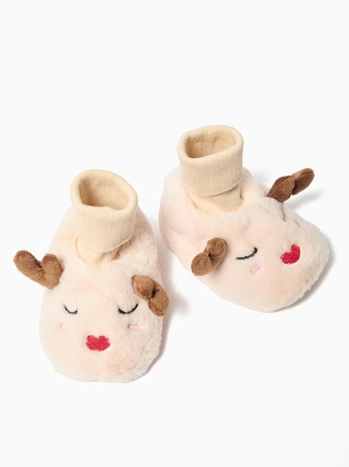 Pantoufles de Noël avec bas, MO Fashion - Kiabi