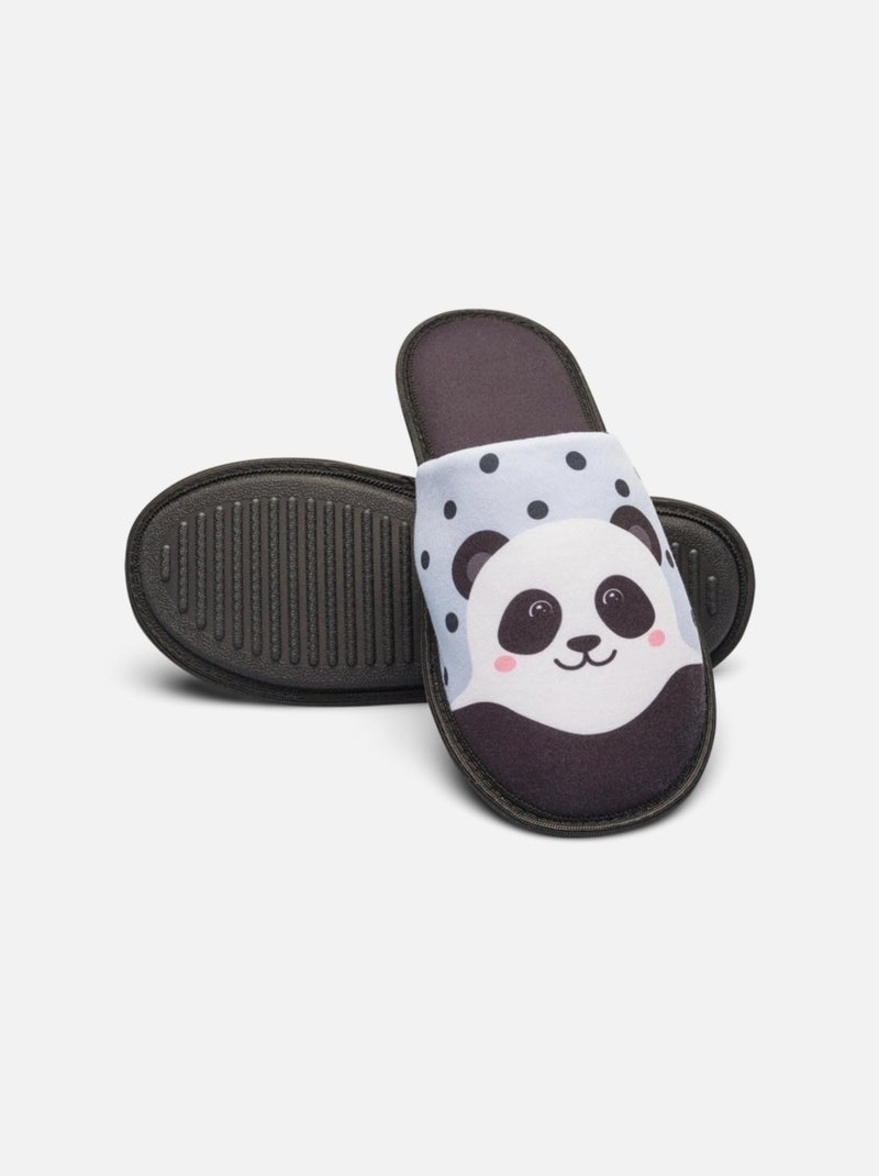 Pantoufles Dedoles Panda Joyeux Multicolore - Kiabi